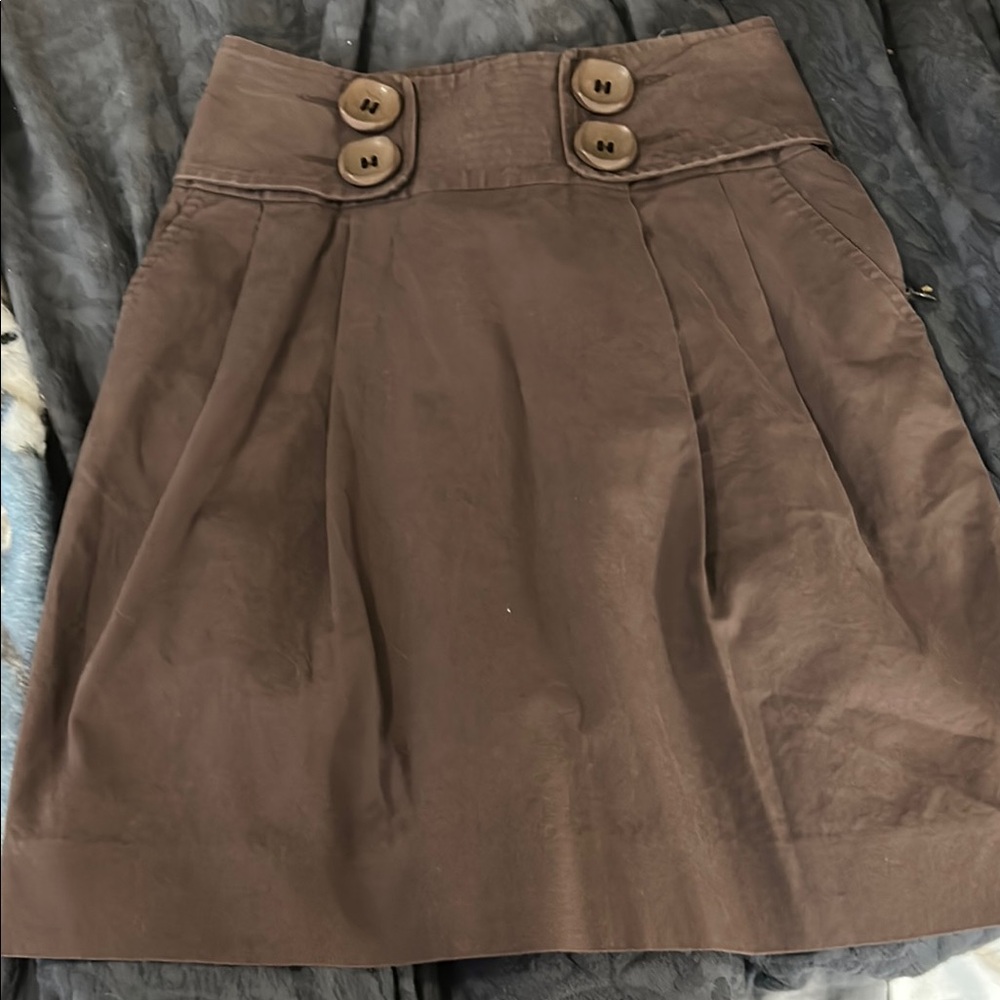 Milly A-Line Mini Skirt with pockets